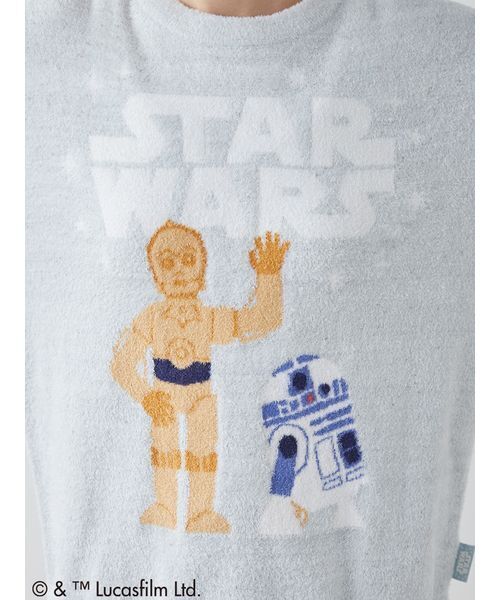 gelato pique(ジェラートピケ)の「【STAR WARS】【レディース】スムーズィーキャラクタージャガードプルオーバー(ルームウェア/パジャマ・レディース・ネイビー/クリーム/ミント・F)」の8枚目の写真