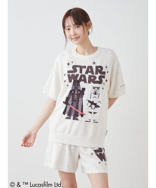 gelato pique(ジェラートピケ)の「【STAR WARS】【レディース】スムーズィーキャラクタージャガードプルオーバー(ルームウェア/パジャマ・レディース・ネイビー/クリーム/ミント・F)」の12枚目の写真