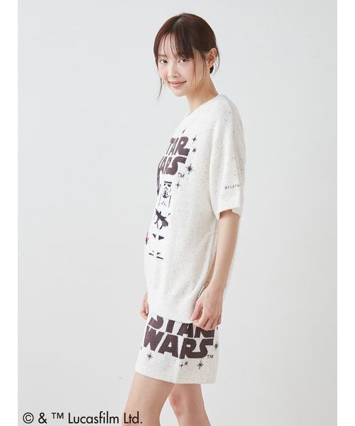 gelato pique(ジェラートピケ)の「【STAR WARS】【レディース】スムーズィーキャラクタージャガードプルオーバー(ルームウェア/パジャマ・レディース・ネイビー/クリーム/ミント・F)」の13枚目の写真