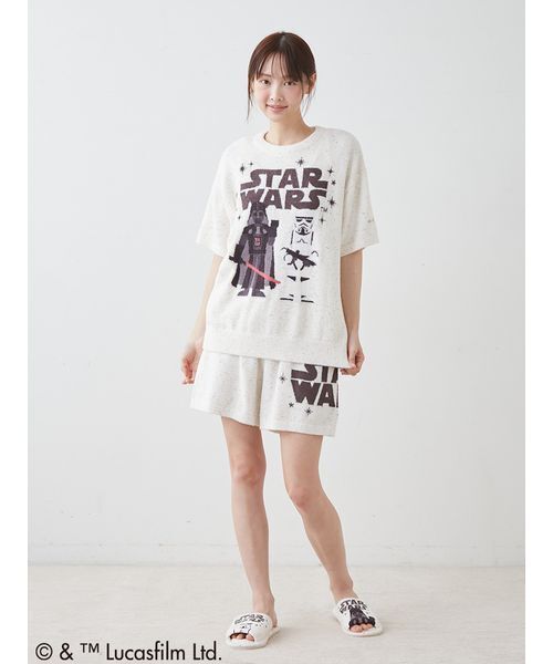 gelato pique(ジェラートピケ)の「【STAR WARS】【レディース】スムーズィーキャラクタージャガードプルオーバー(ルームウェア/パジャマ・レディース・ネイビー/クリーム/ミント・F)」の19枚目の写真