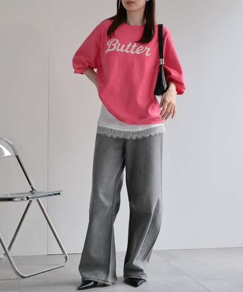 model：162cm 着用サイズ：F