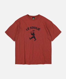 FRIZMWORKS（フリズムワークス）の「LE SOULIE SLUB HALF TEE _ BRICK（Tシャツ/カットソー）」