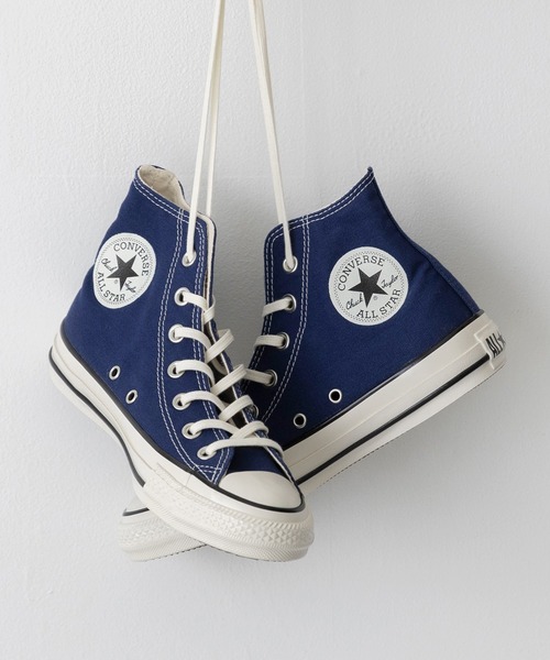 CONVERSE(コンバース)の「CONVERSE コンバース ALL STAR AGED HI オールスター エイジド ハイカット スニーカー(スニーカー・レディース・ネイビー/レッド・26.0cm/25.5cm/25.0cm/24.5cm/24.0cm/23.5cm/23.0cm)」の1枚目の写真