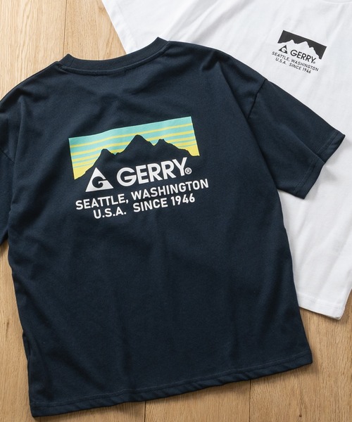 GERRY(ジェリー)の「【30】〔GERRY/ジェリー〕アソートデザイン プリント 半袖Tシャツ 接触冷感(Tシャツ/カットソー・キッズ・ネイビー系3/ネイビー系1/ブルー系2/ホワイト系1/ブラック系2/ホワイト系3・160/140/150)」の4枚目の写真