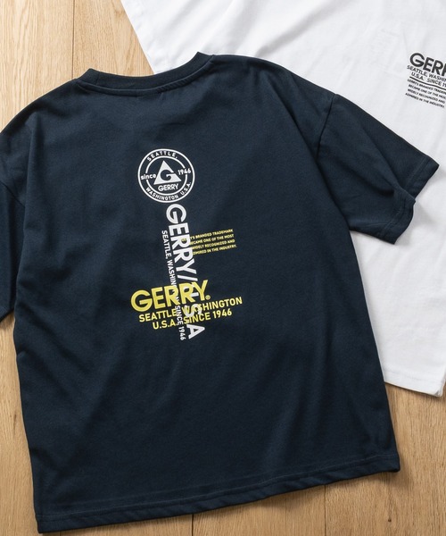 GERRY(ジェリー)の「【30】〔GERRY/ジェリー〕アソートデザイン プリント 半袖Tシャツ 接触冷感(Tシャツ/カットソー・キッズ・ネイビー系3/ネイビー系1/ブルー系2/ホワイト系1/ブラック系2/ホワイト系3・160/140/150)」の5枚目の写真