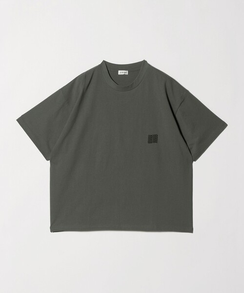 Jieda（ジエダ）の「＜JIEDA × monkey time＞エンブロイダリー ロゴ Tシャツ（Tシャツ/カットソー・メンズ・ダークグレー/ブラック・1/3/2）」の2枚目の写真