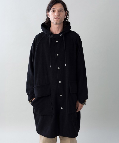EGO TRIPPING(エゴトリッピング)の「mj11641-BURLY-COAT フードコート(616713)(その他アウター・メンズ・オリーブ/ブラック・48/46)」の4枚目の写真