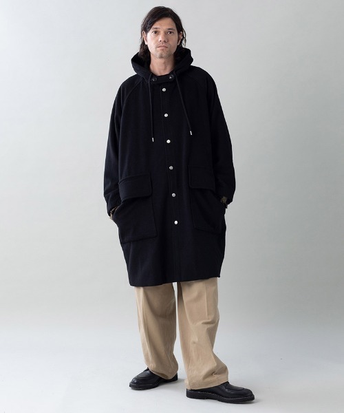 EGO TRIPPING(エゴトリッピング)の「mj11641-BURLY-COAT フードコート(616713)(その他アウター・メンズ・オリーブ/ブラック・48/46)」の6枚目の写真