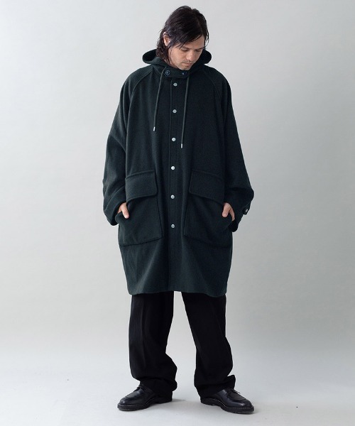 EGO TRIPPING(エゴトリッピング)の「mj11641-BURLY-COAT フードコート(616713)(その他アウター・メンズ・オリーブ/ブラック・48/46)」の7枚目の写真