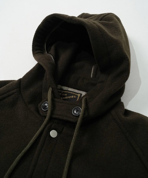 EGO TRIPPING(エゴトリッピング)の「mj11641-BURLY-COAT フードコート(616713)(その他アウター・メンズ・オリーブ/ブラック・48/46)」の13枚目の写真