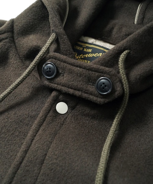 EGO TRIPPING(エゴトリッピング)の「mj11641-BURLY-COAT フードコート(616713)(その他アウター・メンズ・オリーブ/ブラック・48/46)」の14枚目の写真