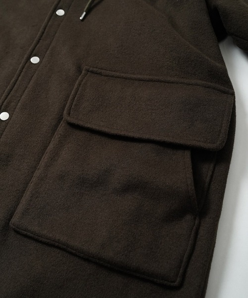EGO TRIPPING(エゴトリッピング)の「mj11641-BURLY-COAT フードコート(616713)(その他アウター・メンズ・オリーブ/ブラック・48/46)」の15枚目の写真