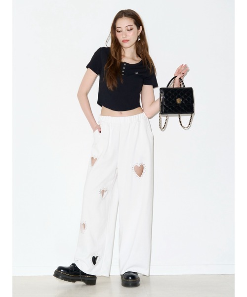 EVRIS(エヴリス)の「SUNNY MOTIF キルティングショルダーBAG(ショルダーバッグ・レディース・ブラック/ブルー/ホワイト・FREE)」の4枚目の写真