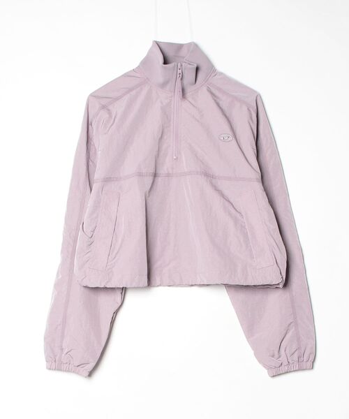 DIESEL(ディーゼル)の「ウィメンズ ジャケット G-ANOCK(ナイロンジャケット・レディース・ブラック/パープル・38/40/42/44)」の1枚目の写真