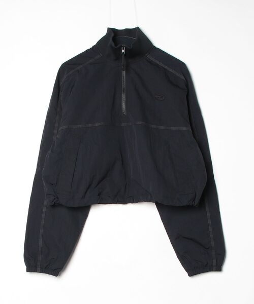DIESEL(ディーゼル)の「ウィメンズ ジャケット G-ANOCK(ナイロンジャケット・レディース・ブラック/パープル・38/40/42/44)」の2枚目の写真