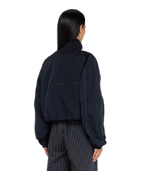 DIESEL(ディーゼル)の「ウィメンズ ジャケット G-ANOCK(ナイロンジャケット・レディース・ブラック/パープル・38/40/42/44)」の5枚目の写真
