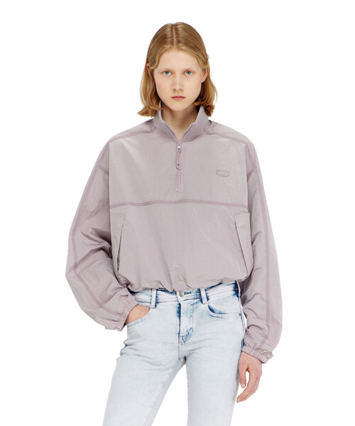 DIESEL(ディーゼル)の「ウィメンズ ジャケット G-ANOCK(ナイロンジャケット・レディース・ブラック/パープル・38/40/42/44)」の11枚目の写真