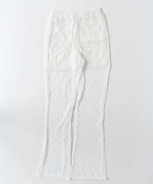 ROSE BUD（ローズバッド）の「LACE FLARE PANTS（その他パンツ・レディース・パープル/ブラック/ホワイト・ONE SIZE）」の22枚目の写真