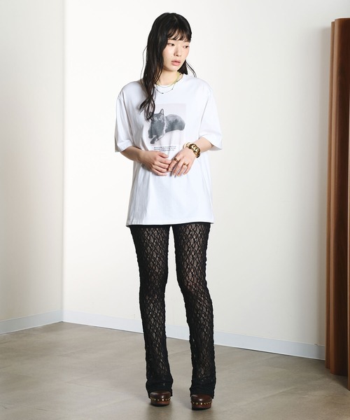 ROSE BUD（ローズバッド）の「LACE FLARE PANTS（その他パンツ・レディース・パープル/ブラック/ホワイト・ONE SIZE）」の19枚目の写真