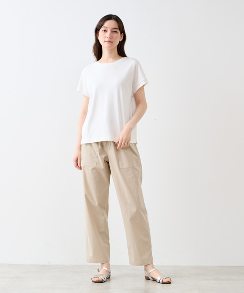 LOGEMENT DE CLAIRE（ロジュモンドクレール）の「イージーベイカーパンツ（その他パンツ・レディース・カーキ/ベージュ/スミクロ・4/3/2）」の7枚目の写真