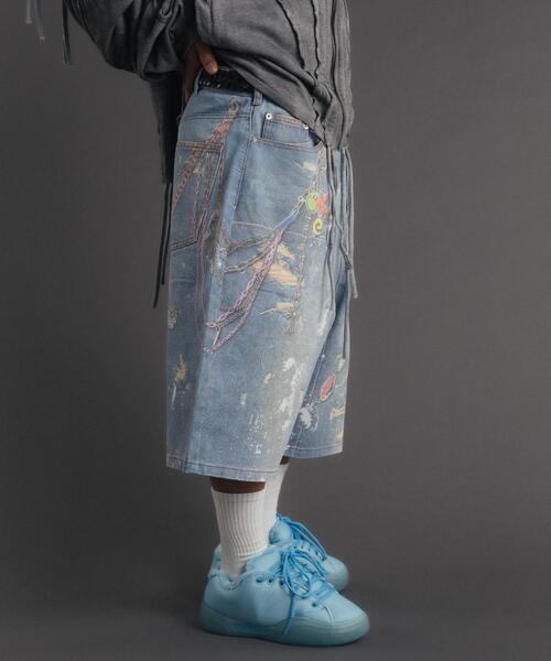 FR(13)NDS(フレンズ)の「FR(13)NDS/Trompel oeil Shorts(その他パンツ・メンズ・ブラック/ブルー・F)」の5枚目の写真