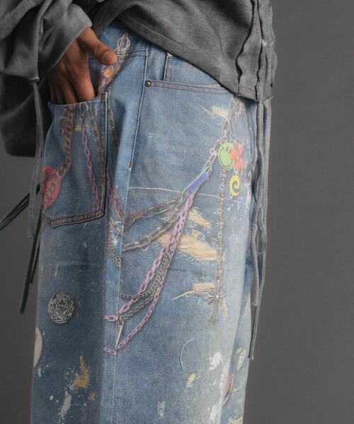 FR(13)NDS(フレンズ)の「FR(13)NDS/Trompel oeil Shorts(その他パンツ・メンズ・ブラック/ブルー・F)」の11枚目の写真