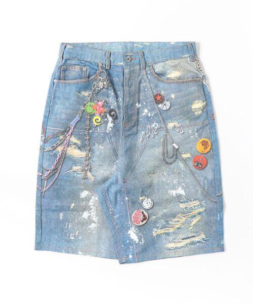 FR(13)NDS(フレンズ)の「FR(13)NDS/Trompel oeil Shorts(その他パンツ・メンズ・ブラック/ブルー・F)」の12枚目の写真
