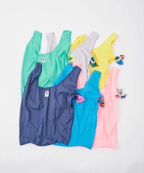 ottilie(オティーリエ)の「【 C&X MARKET / シーアンドエックスマーケット 】ボウルポーチ コンパクト エコバッグ L MCI(エコバッグ/サブバッグ・レディース・グリーン/ブルー/グレー/イエロー/ピンク/ネイビー・FREE)」の1枚目の写真