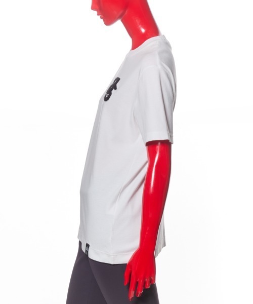 DOUBLE STANDARD CLOTHING(ダブルスタンダードクロージング)の「DSロゴ マイフライスTシャツ (WEB限定)(Tシャツ/カットソー・レディース・ブラック/オフホワイト/ピンク・FREE)」の5枚目の写真