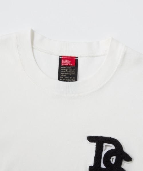 DOUBLE STANDARD CLOTHING(ダブルスタンダードクロージング)の「DSロゴ マイフライスTシャツ (WEB限定)(Tシャツ/カットソー・レディース・ブラック/オフホワイト/ピンク・FREE)」の7枚目の写真