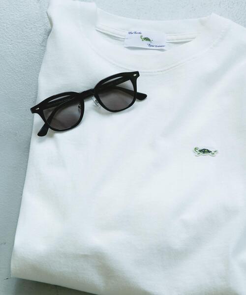 URBAN RESEARCH DOORS(アーバンリサーチドアーズ)の「TheTurtleSportswear T-shirts(Tシャツ/カットソー・メンズ・ホワイト/グリーン/ネイビー・MEDIUM/LARGE)」の2枚目の写真