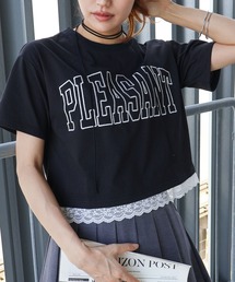 すそ刺繍ロゴショートスリーブ