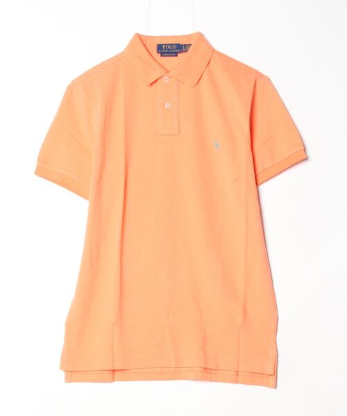 POLO RALPH LAUREN(ポロ ラルフ ローレン)の「カスタム スリム フィット メッシュ ポロシャツ(ポロシャツ・メンズ・オレンジ・L/S)」の7枚目の写真