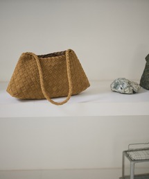 woven shoulder handbag /編み込みショルダーハンドバッグ