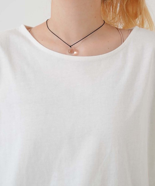 HEART MARKET(ハートマーケット)の「汗染み防止 裾レースT(Tシャツ/カットソー・レディース・ホワイト/ブラック/グレー/チャコール・FREE)」の8枚目の写真