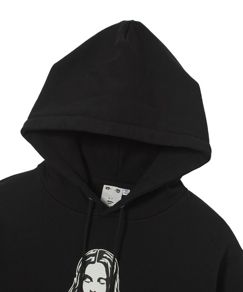 X-girl(エックスガール)の「X-girl x NO COFFEE SWEAT HOODIE(パーカー・レディース・ブラック/アッシュ・L/S/M)」の12枚目の写真
