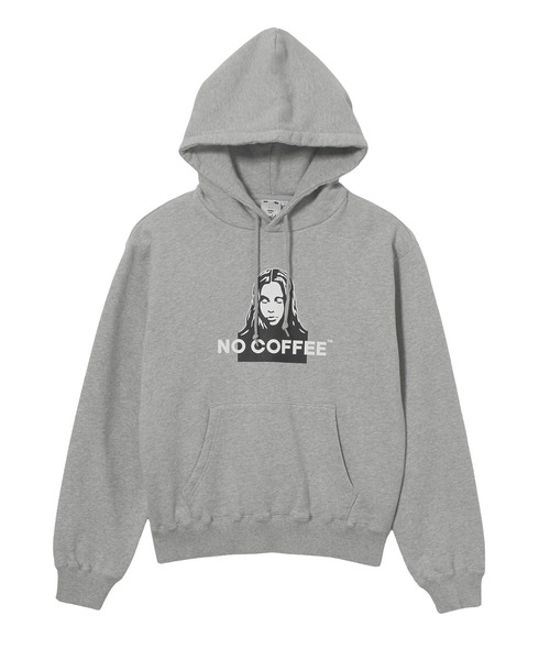 X-girl(エックスガール)の「X-girl x NO COFFEE SWEAT HOODIE(パーカー・レディース・ブラック/アッシュ・L/S/M)」の9枚目の写真