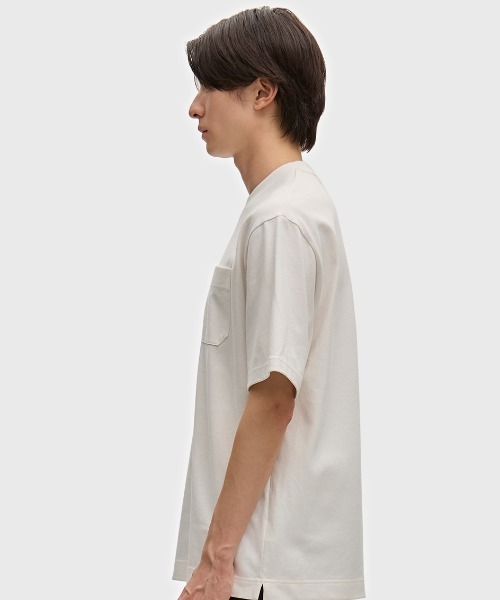 FRED PERRY(フレッドペリー)の「Relaxed T-Shirt/リラックスTシャツ(Tシャツ/カットソー・メンズ・カーキ/ダークネイビー/ホワイト/グレイッシュブルー/ネイビー/ブラック/ベージュ・L/XL/S/M)」の11枚目の写真