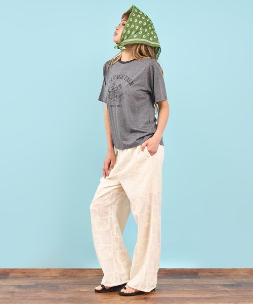 anap mimpi（アナップミンピ）の「フローラル 刺繍 イージー パンツ（その他パンツ・レディース・アイボリー・F）」の14枚目の写真