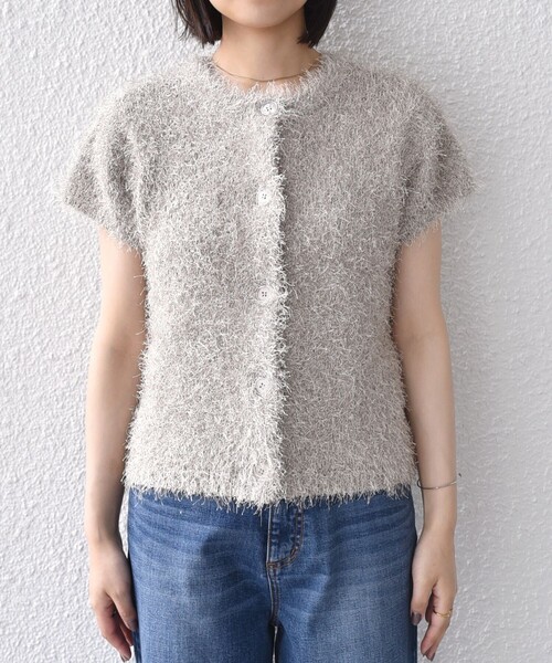 SHIPS Colors(シップス カラーズ)の「SHIPS Colors:〈手洗い可能〉フェザー クルーネック 2WAY ニット◇(ニット/セーター・レディース・ベージュ/ネイビー/ブラウン・ONE SIZE)」の14枚目の写真