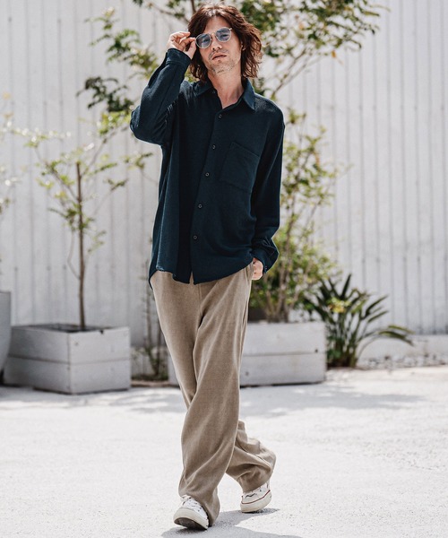 CAMBIO(カンビオ)の「mp15215-Mole Herringbone Jacquard Tapered Pants ヘリンボーンジャガードテーパードパンツ(GM-A6202W-007)(その他パンツ・メンズ・ブラック/チャコール/ベージュ・S/M/L)」の4枚目の写真