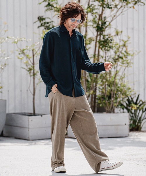 CAMBIO(カンビオ)の「mp15215-Mole Herringbone Jacquard Tapered Pants ヘリンボーンジャガードテーパードパンツ(GM-A6202W-007)(その他パンツ・メンズ・ブラック/チャコール/ベージュ・S/M/L)」の6枚目の写真