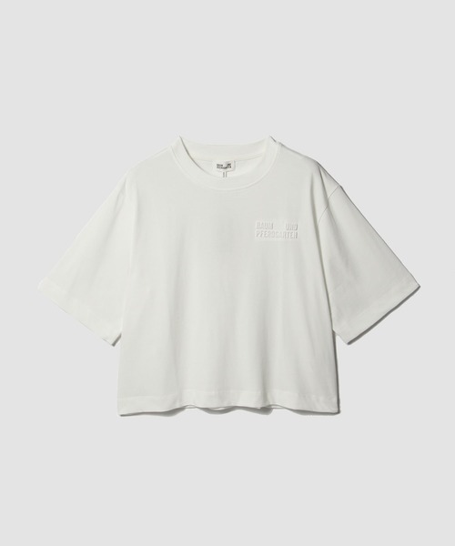 BAUM UND PFERDGARTEN(バウムウンドヘルガーデン)の「BAUM UND PFERDGARTEN / ジアナTシャツ(Tシャツ/カットソー・レディース・ライトグレー/ホワイト・SMALL)」の2枚目の写真