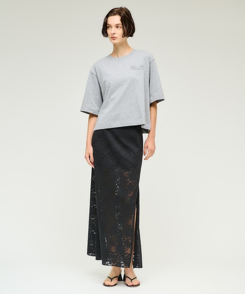 BAUM UND PFERDGARTEN(バウムウンドヘルガーデン)の「BAUM UND PFERDGARTEN / ジアナTシャツ(Tシャツ/カットソー・レディース・ライトグレー/ホワイト・SMALL)」の5枚目の写真