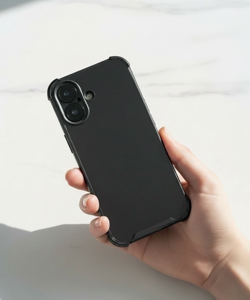 Fun & Daily(ファンアンドデイリー)の「Clear Color iPhone 16 17 Pro ProMax Case / アイフォンカラーケース(スマホケース/カバー・レディース・グリーン/ブラック/クリア/イエロー/オレンジ/パープル・iPhone 17 Pro/iPhone 17/iPhone 16/iPhone 17 Pro Max/iPhone 16 Pro)」の2枚目の写真