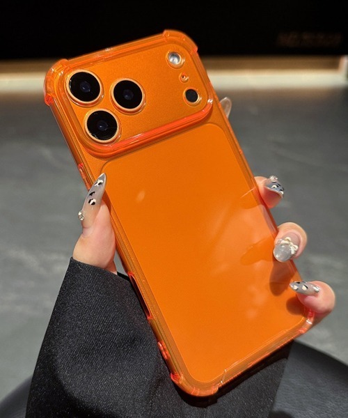 Fun & Daily(ファンアンドデイリー)の「Clear Color iPhone 16 17 Pro ProMax Case / アイフォンカラーケース(スマホケース/カバー・レディース・グリーン/ブラック/クリア/イエロー/オレンジ/パープル・iPhone 17 Pro/iPhone 17/iPhone 16/iPhone 17 Pro Max/iPhone 16 Pro)」の16枚目の写真