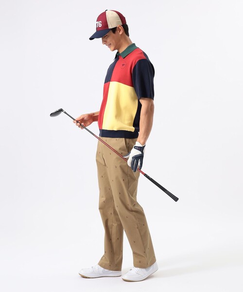 BEAMS GOLF(ビームスゴルフ)の「ORANGE LABEL / B-Teeロゴ刺繍 ストレッチ パンツ(その他パンツ・メンズ・ベージュ/ネイビー・SMALL/LARGE/X-LARGE)」の21枚目の写真