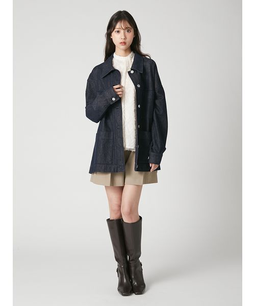 FRAY I.D(フレイアイディー)の「カバーオールデニムジャケット(デニムジャケット・レディース・ブルー/ブラウン/インディゴブルー・1/0)」の15枚目の写真