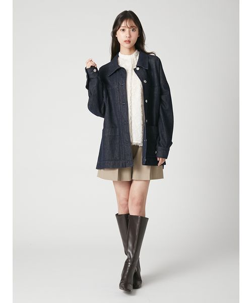 FRAY I.D(フレイアイディー)の「カバーオールデニムジャケット(デニムジャケット・レディース・ブルー/ブラウン/インディゴブルー・1/0)」の16枚目の写真