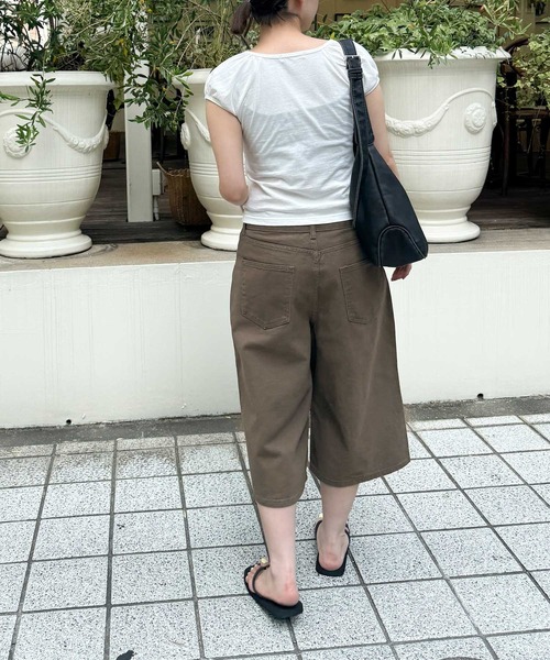 CANAL JEAN(キャナルジーン)の「diggity ツイルバミューダパンツ(その他パンツ・レディース・カーキ/ブラック・SMALL/MEDIUM)」の10枚目の写真